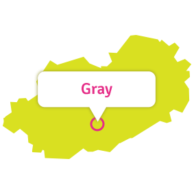 Carte du Canton de Gray