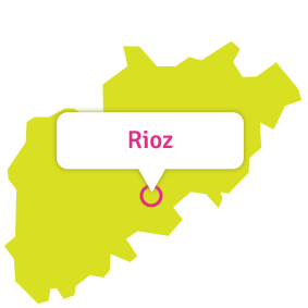 Carte du Canton de Rioz